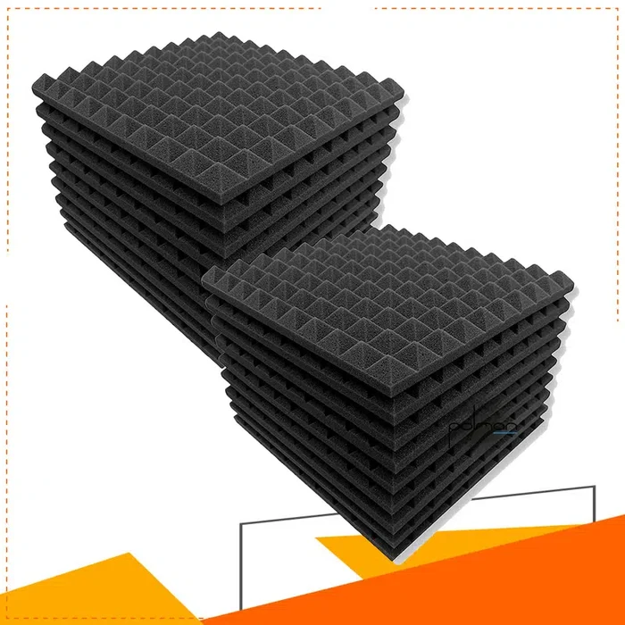 ערכת 20 ספוגים אקוסטים לאולפן 50X50 ס"מ Polman 50C