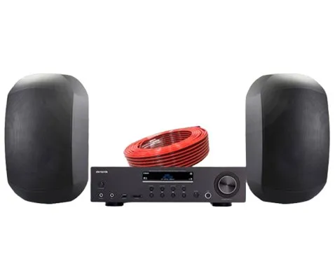 מערכת הגברה למרפסת Polman balcony1 צבע שחור