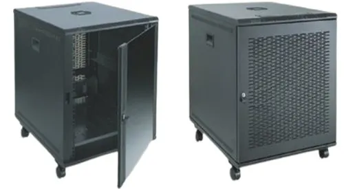 ארון תקשורת U10 בגודל 600*600 דלת מחוררת RBS