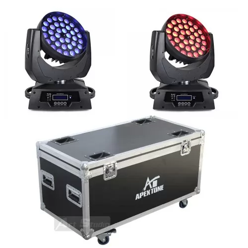 SET CASE + 2* 36X10W ZOOM