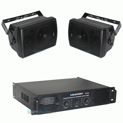 מערכת הגברה להתקנה SET BP2200/PA80x2