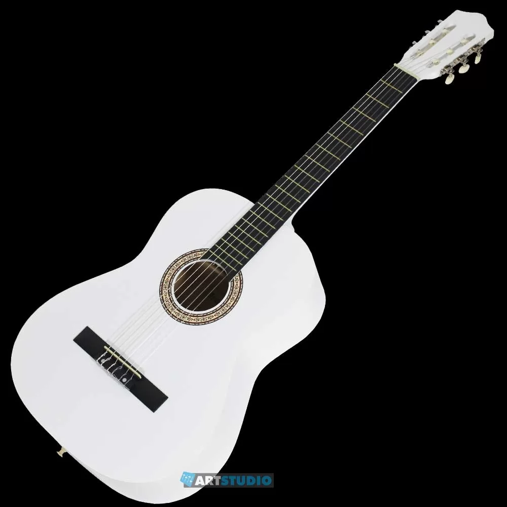 גיטרה קלאסית עם תיק AR C941 WHITE