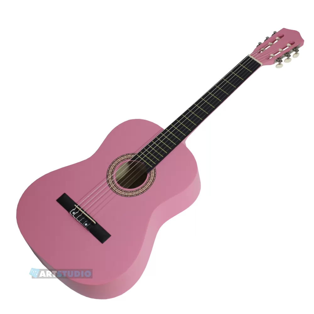 גיטרה קלאסית עם תיק AR C941 PINK