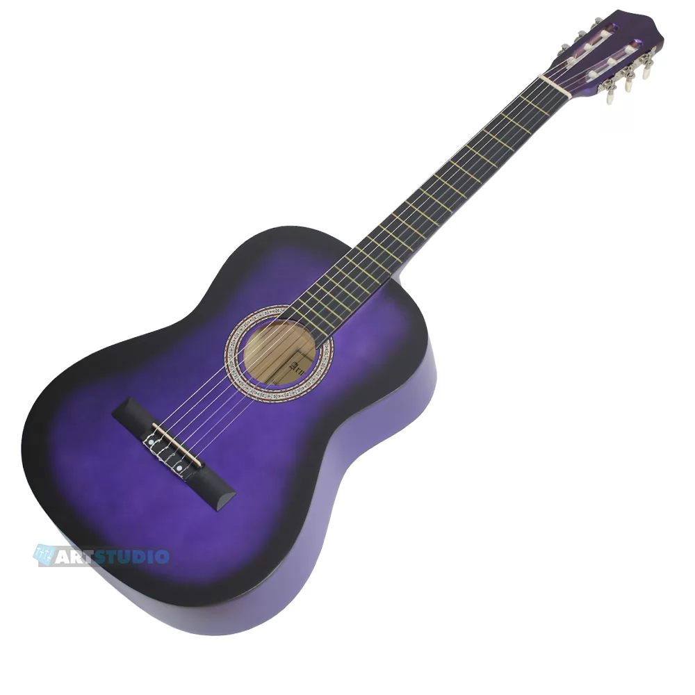גיטרה קלאסית עם תיק AR C941 PURPLE