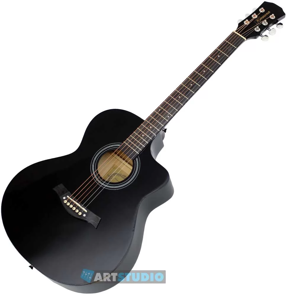 גיטרה אקוסטית KRE AG40 BK