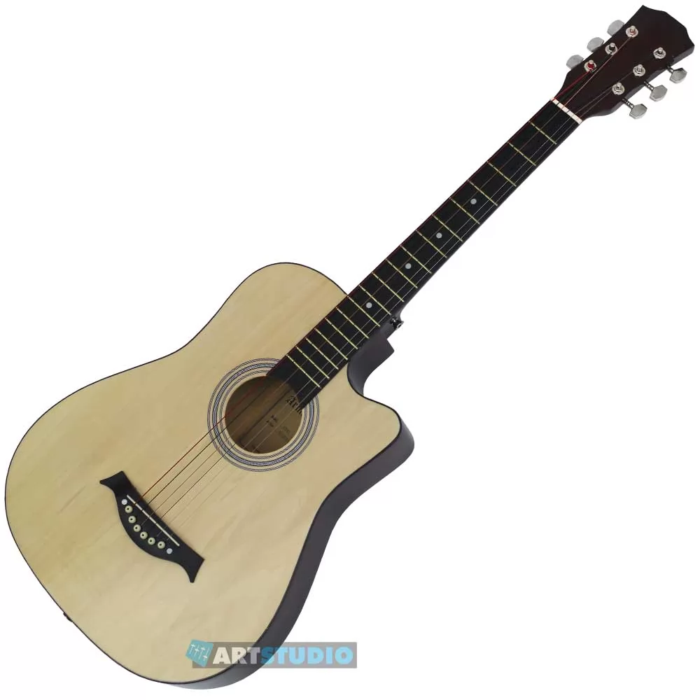 גיטרה אקוסטית עם תיק AR AG38 NAT