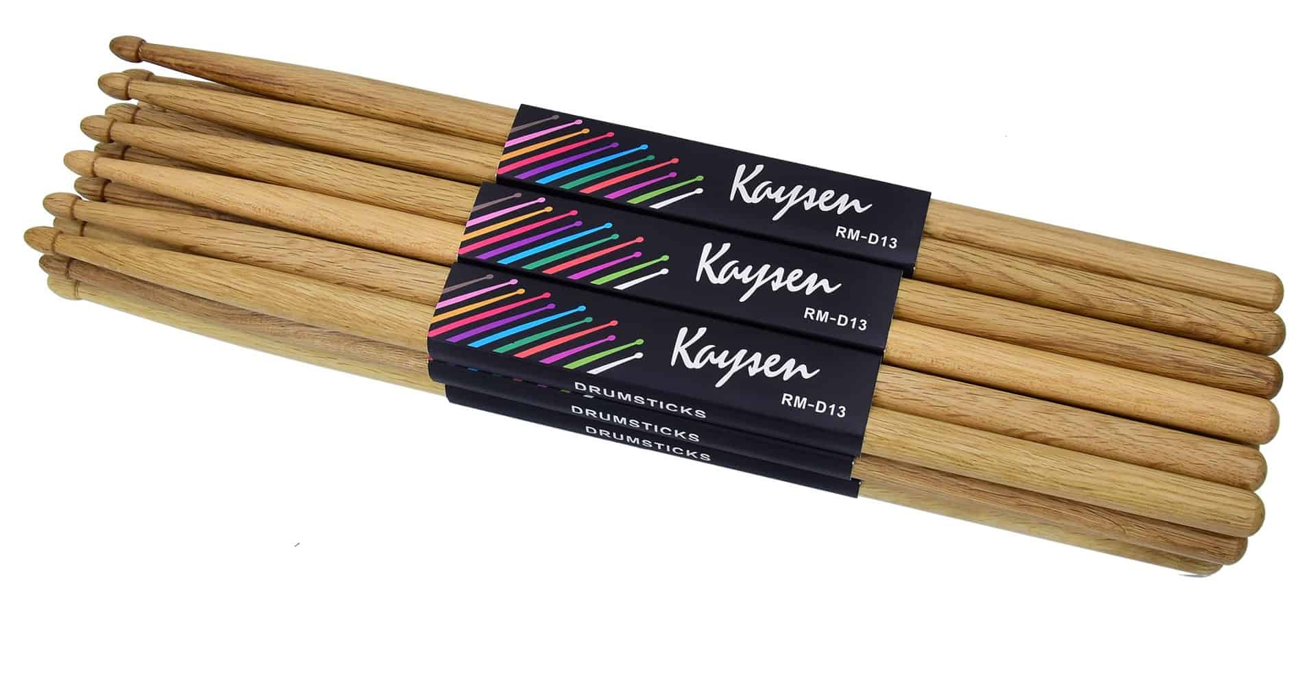 מארז 6 זוגות מקלות תופים Kaysen RM-D13 A5