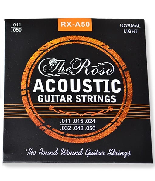 סט מיתרים לגיטרה אקוסטית The Rose RX-A50