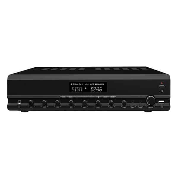 מגבר משולב מיקסר 2 אזורים Polman PLM600U