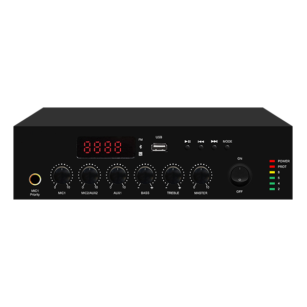מיני מיקסר מגבר דיגיטלי עם USB ובלוטות&rsquo; Polman PLM60UB 60W