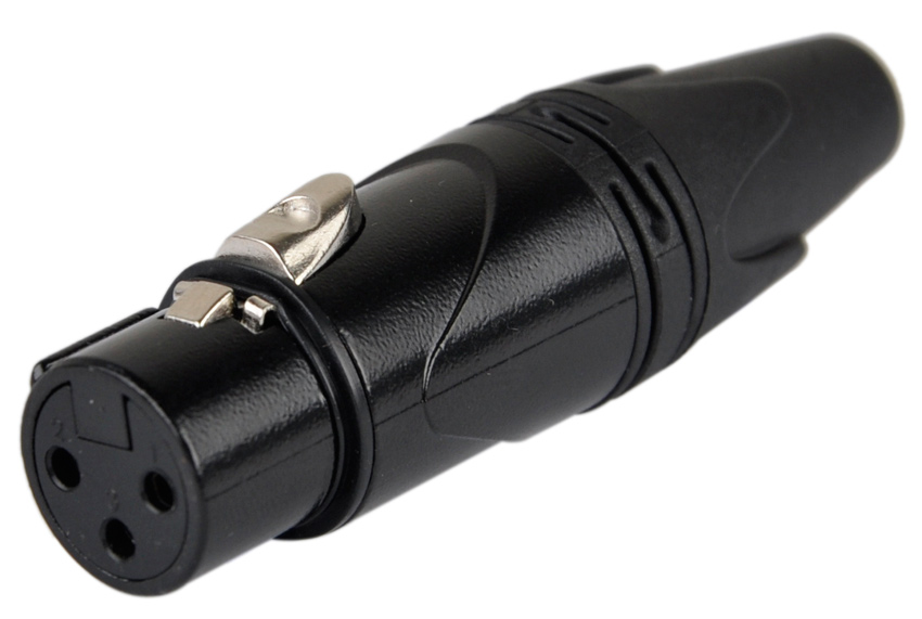 מחבר XLR נקבה להלחמה תוצרת POLMAN