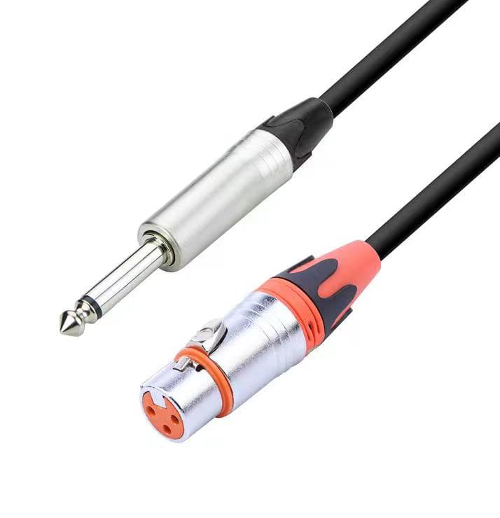 כבל XLR נקבה לPL מונו באורך 5מ' דגם תוצרת ABC CABLS