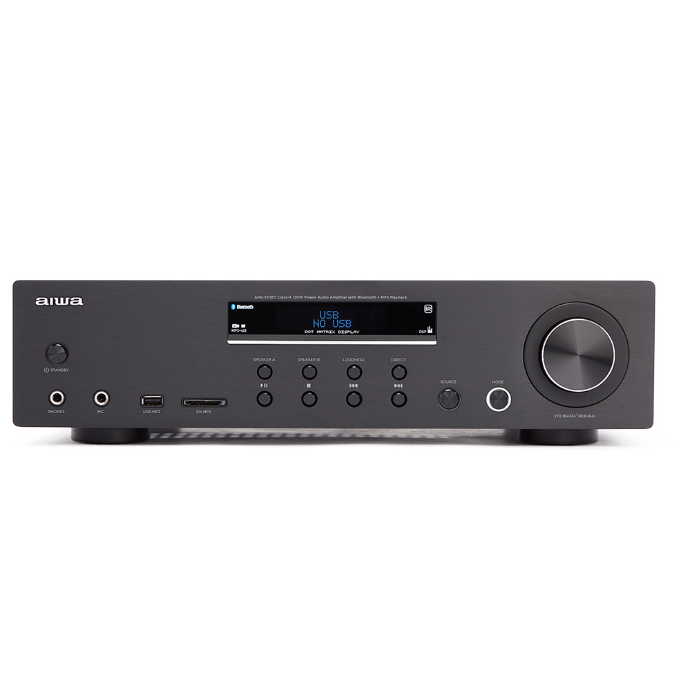 רסיבר Aiwa AMU-120BTBK 120W