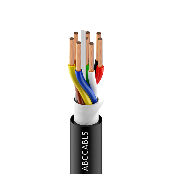 כבל רמקול 4X1.5 בגליל 100 מטר OFC שחור ABC CABLS