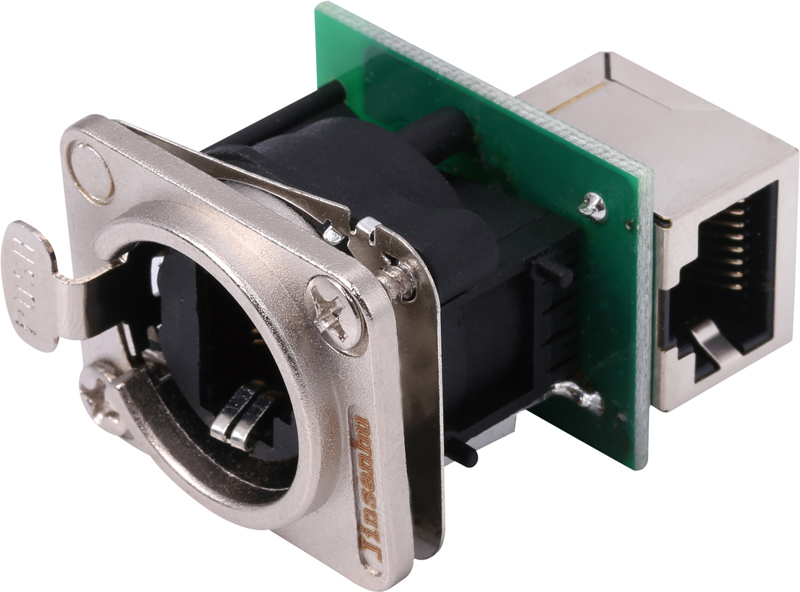 מחבר RJ45 לפנל ABC CABLS T208-1