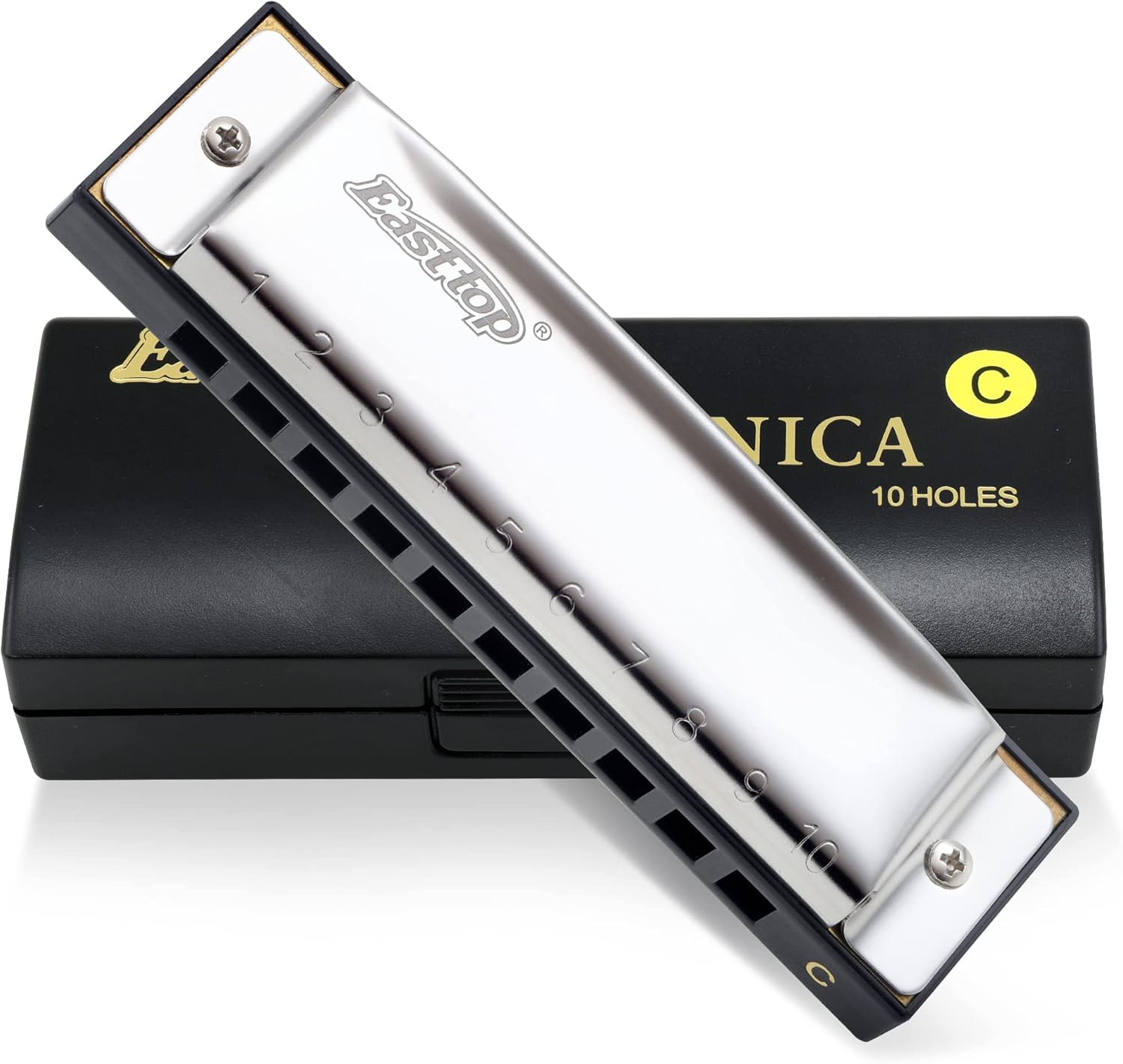 מפוחית בסולם דו מג'ור C כולל קייס East Top T10-3