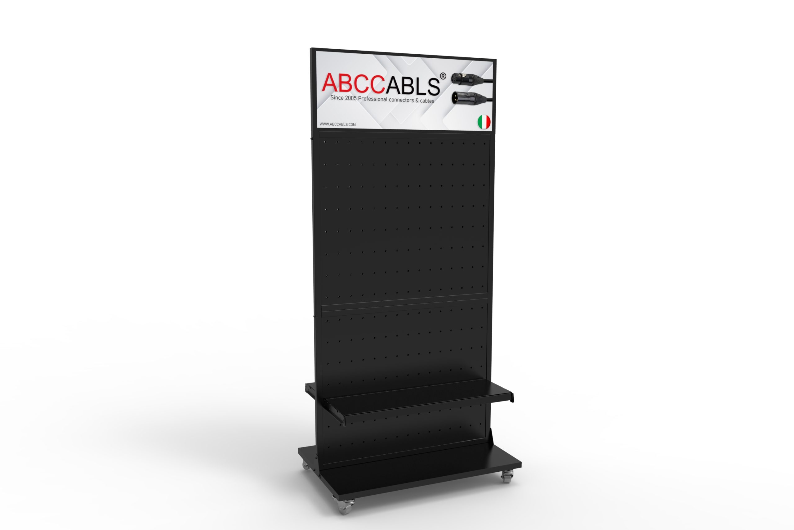 מעמד תצוגה לכבלים שני צדדים מבית ABC Cabls